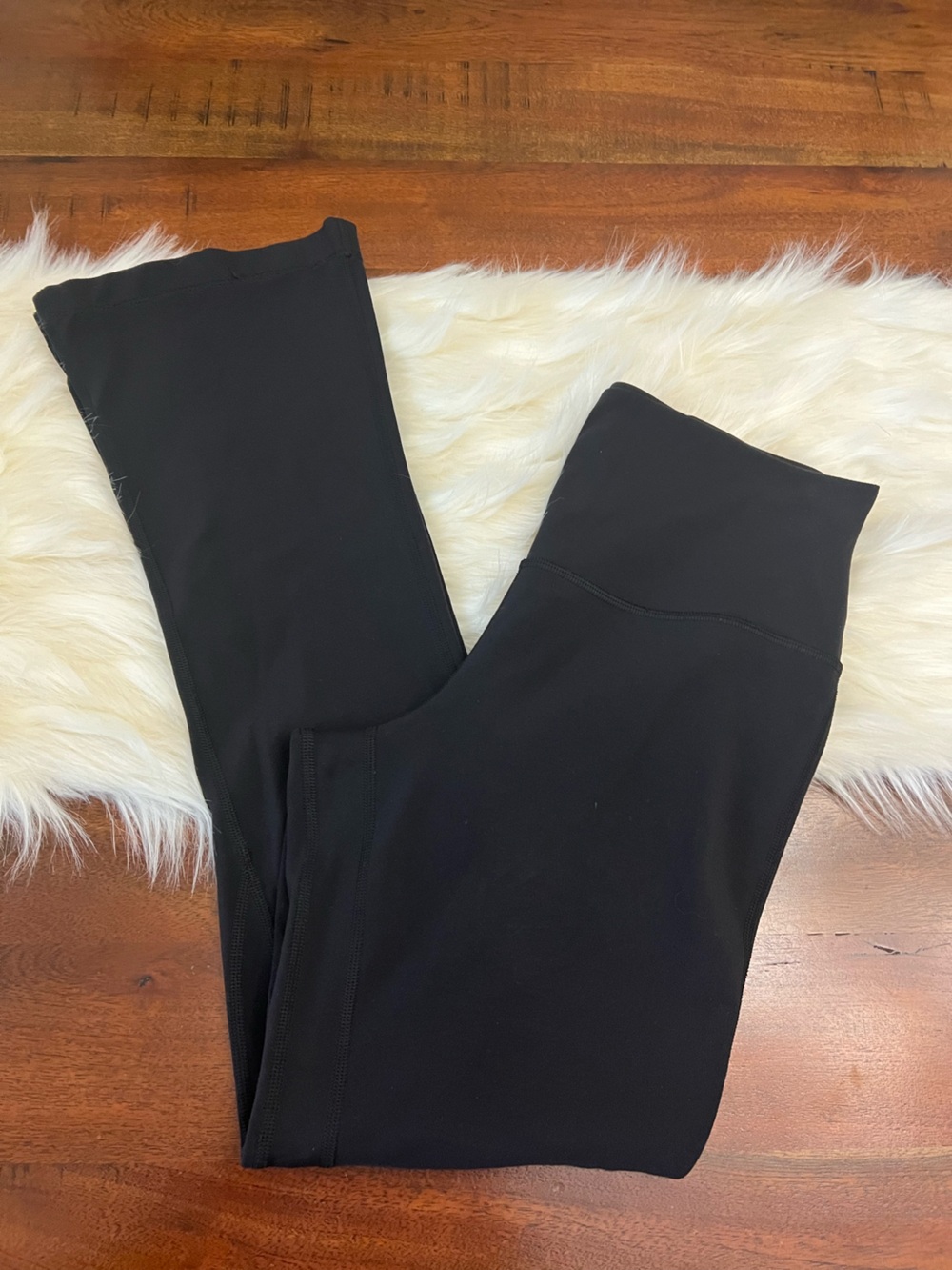 Lululemon Align High Rise Mini Flare Pant Black Size 6 Nulu Yoga Leggings